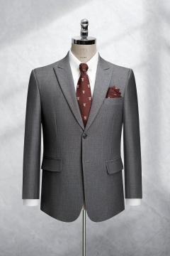 Bộ Suit Xám Nâu Hoạ Tiết Kẻ Classic Fit  TGS388